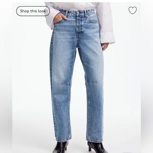 Madewell The Darted Barrel-Leg Jean